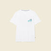 T-shirt manches courtes ecru homme