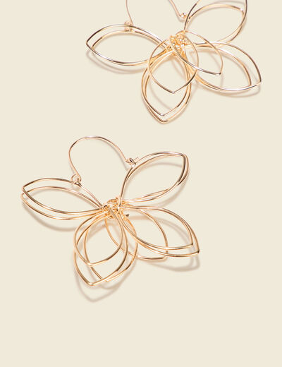 Boucles d'oreilles créoles couleur or femme