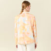 Veste blazer éco-responsable orange clair femme
