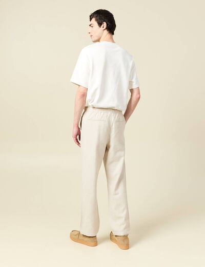 Pantalon chino beige homme