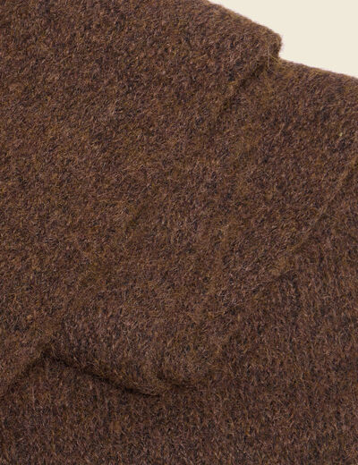 &Eacute;charpe marron fonc&eacute; femme