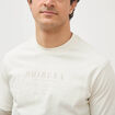 T-shirt en coton manches courtes gris clair homme