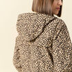 Parka longue à capuche camel femme