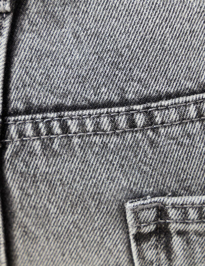 Jeans relax 5 poches denim gris homme