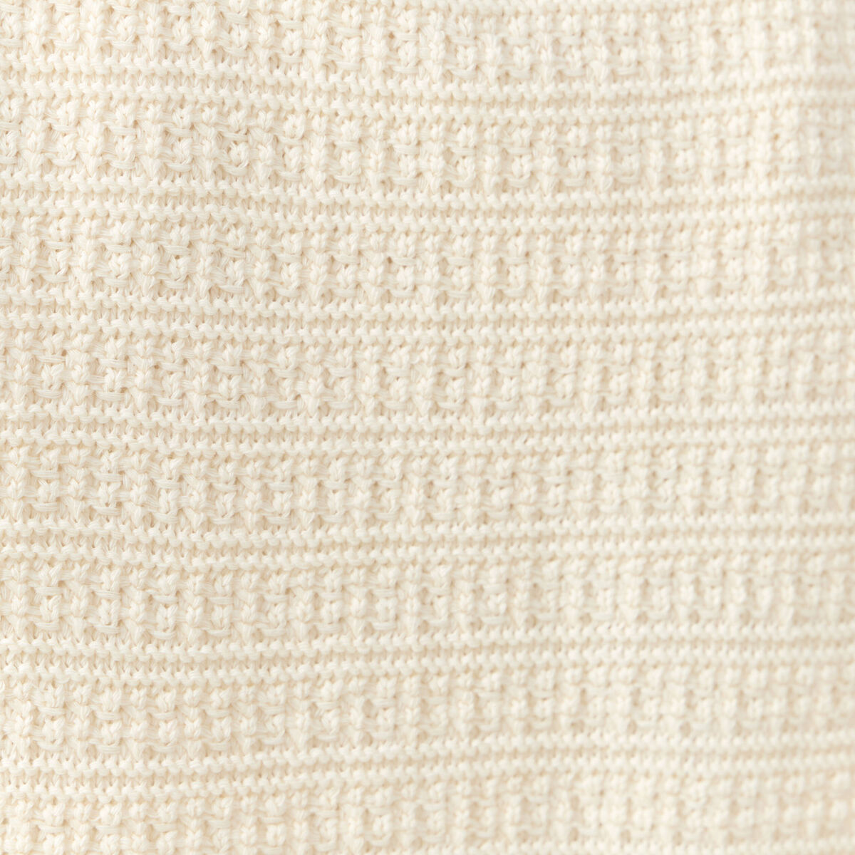 Gilet droit court sans manches creme femme