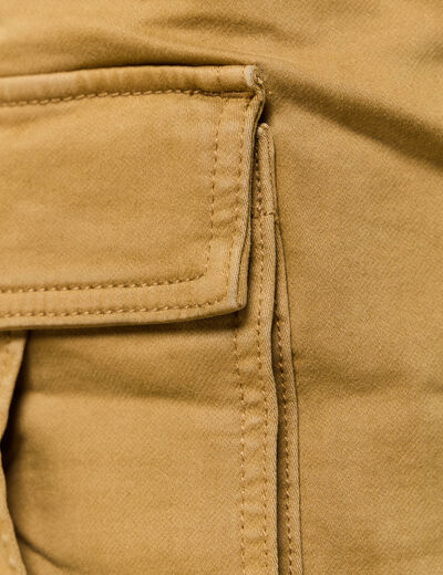 Pantalon battle bas resserré vert kaki homme