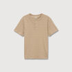 T-shirt en coton vert olive homme