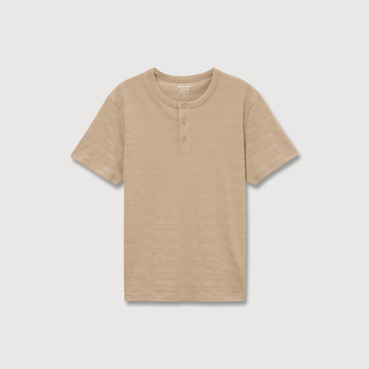 T-shirt en coton vert olive homme