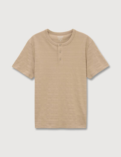 T-shirt en coton vert olive homme