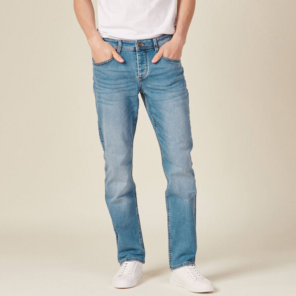 jeans straight denim used homme Jeans straight denim used homme