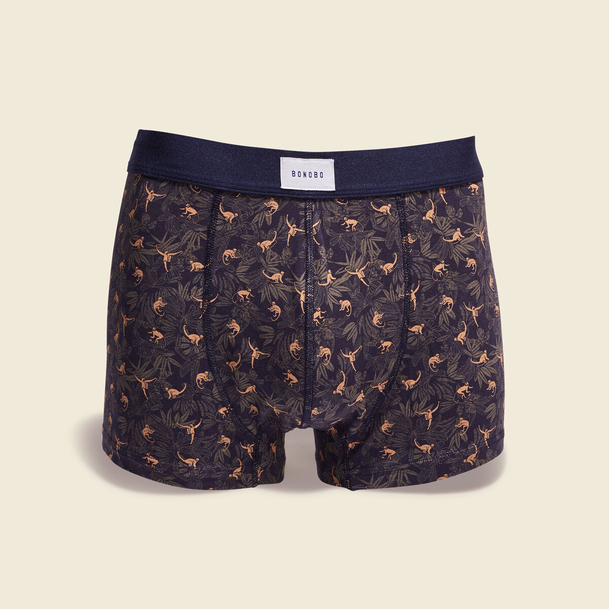 Lot 2 boxers vert kaki homme