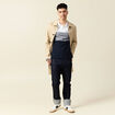 Polo manches courtes bleu marine homme