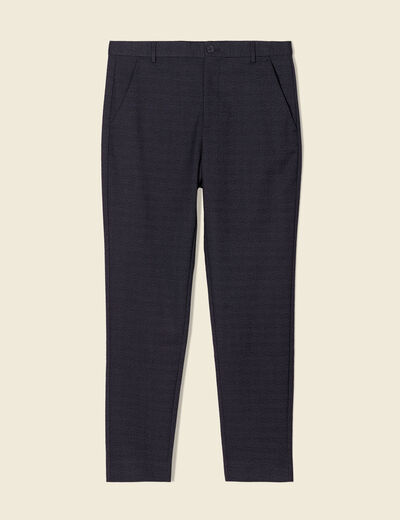 Pantalon chino tapered noir homme