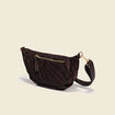 Sac bandoulière avec doublure noir femme