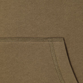 Sweat à capuche doublé taupe homme