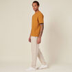T-shirt oversize manches courtes camel homme