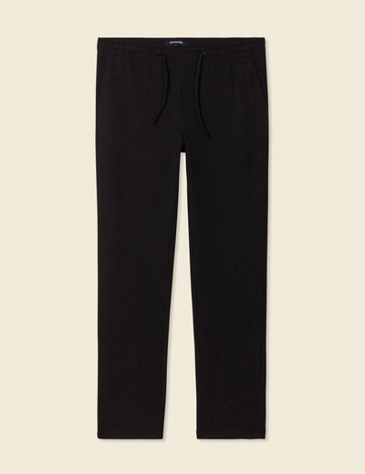 Pantalon chino jogger noir homme