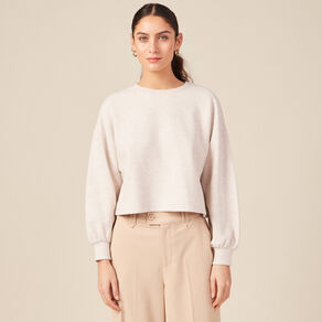 Sweat éco-responsable creme femme