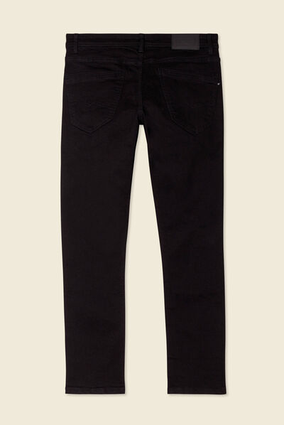 Jeans slim éco-responsable denim noir homme
