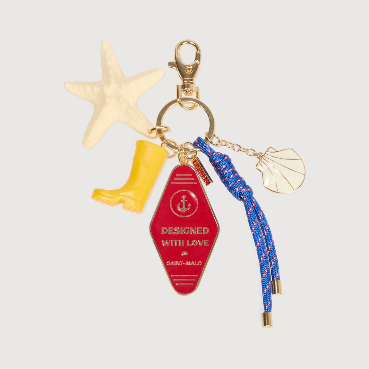 Porte-cl&eacute;s multicolore femme