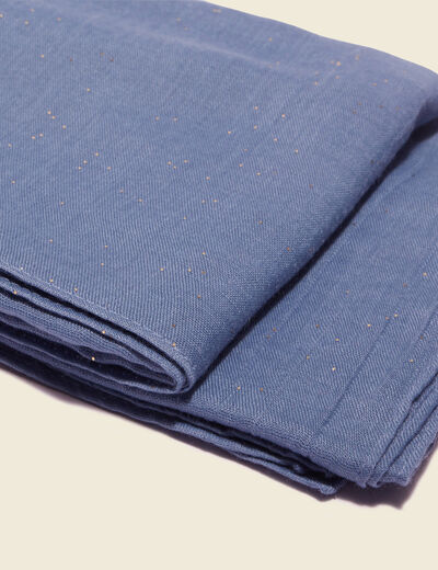 Foulard bleu clair femme