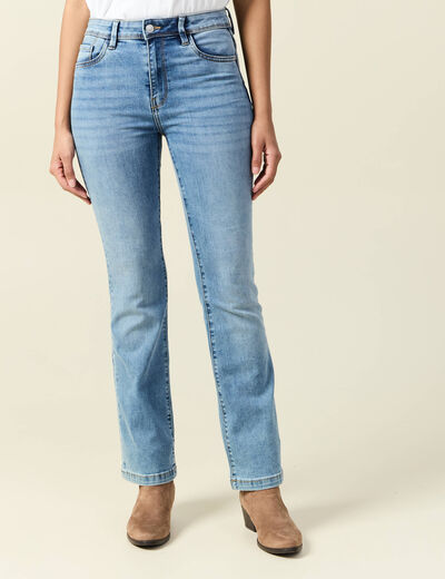 Jeans bootcut denim used femme