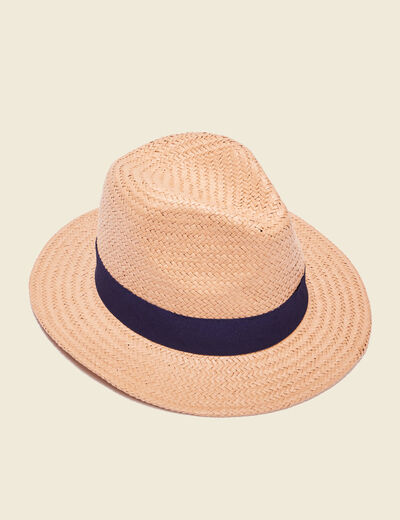 Chapeau d'été tressé sable homme