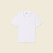 Polo manches courtes blanc femme