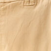 Pantalon chino cigarette beige femme
