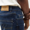 Jeans slim 5 poches longueur 32 denim brut homme