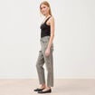 Jeans mom 7/8&egrave;me denim gris femme