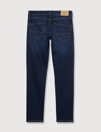 Jeans slim 5 poches longueur 32 denim brut homme