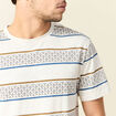 T-shirt manches courtes beige homme