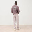 Jeans large longueur 32 en coton parme homme