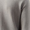 Pull col rond manches longues gris homme