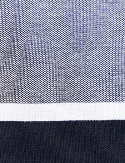 Polo manches courtes blanc homme