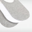 Lot 3 paires chaussettes gris clair homme