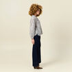 Blouse manches longues bleu clair femme