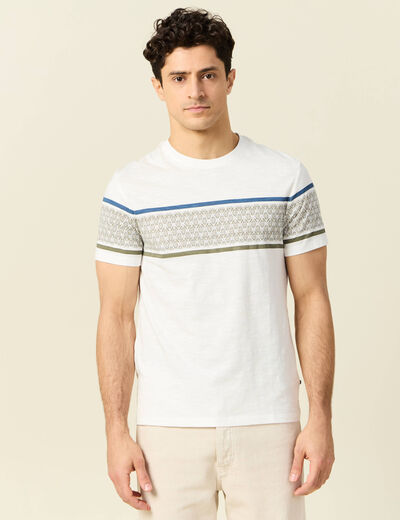 T-shirt éco-responsable vert kaki homme