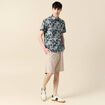 Chemise manches courtes vert homme