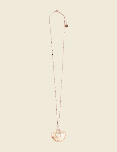 Collier avec pendentif couleur or femme