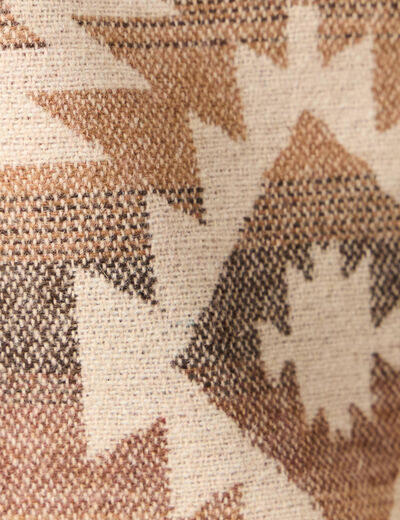 Surchemise manches longues beige homme