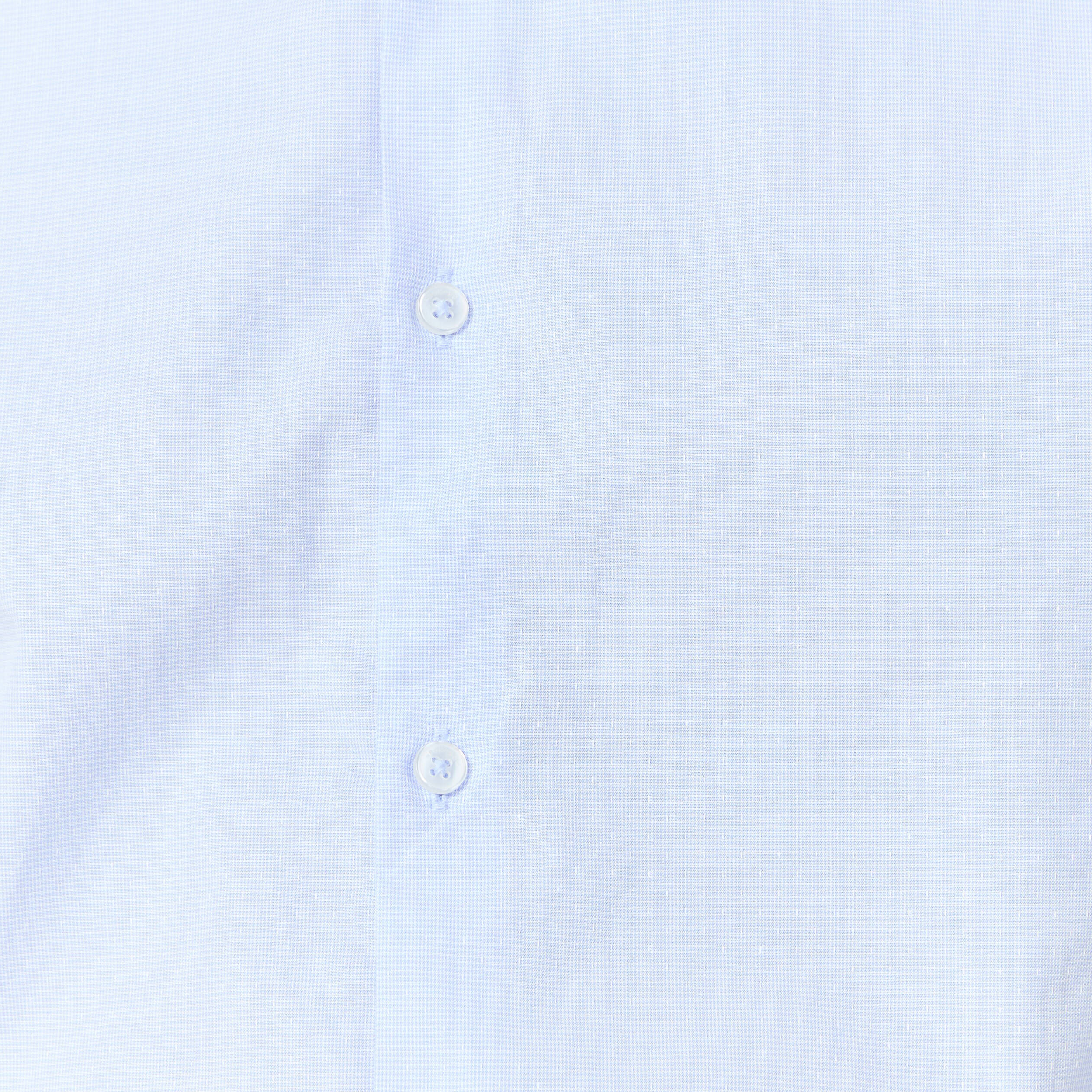 Chemise Homme Jaeger Bleu Ciel - Taille L (16) - 100% Coton Manches Longues - Occasion Très Bon état