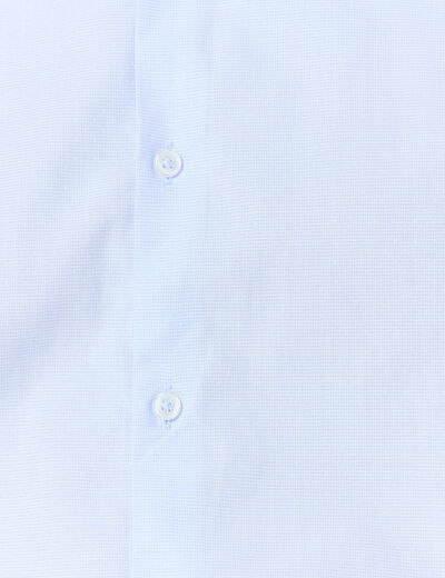 Chemise manches longues bleu ciel homme