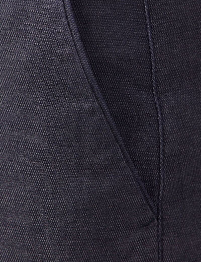 Pantalon chino straight bleu marine homme