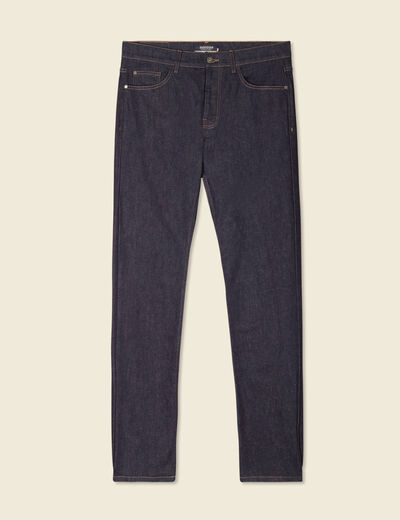 Jeans straight fabriqué en France denim brut rinse homme