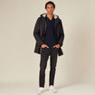 Pull manches longues bleu marine homme