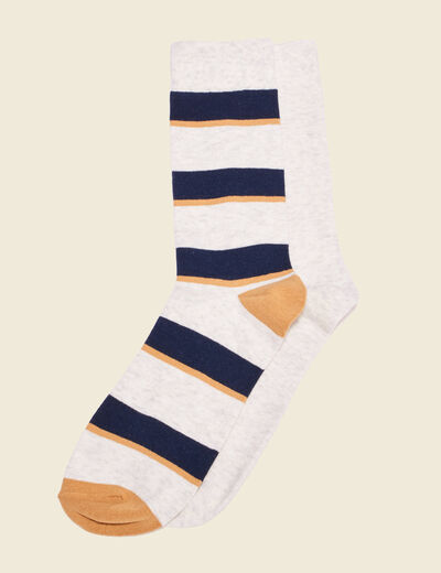 Lot 2 paires chaussettes camel homme