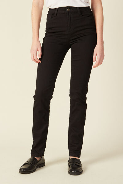 Jean Laeticia - slim denim noir femme