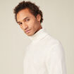 Pull manches longues ecru homme